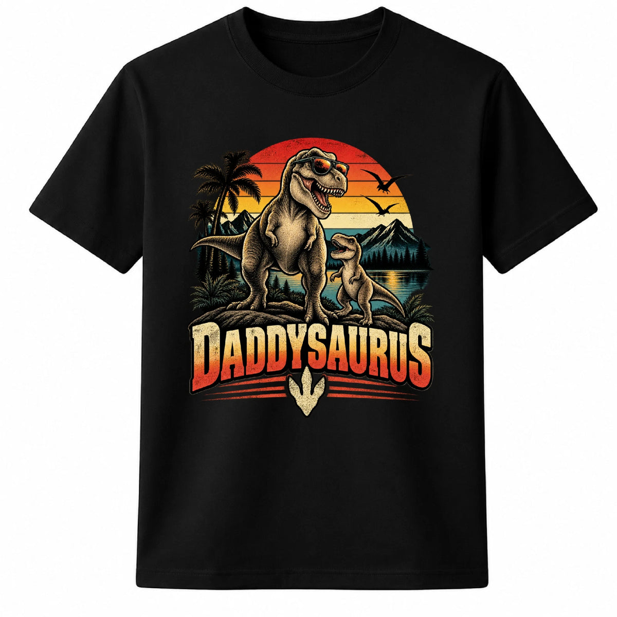Funny Dinosaur Dad T Shirt, Daddysaurus Shirt, Dino Dad Gift