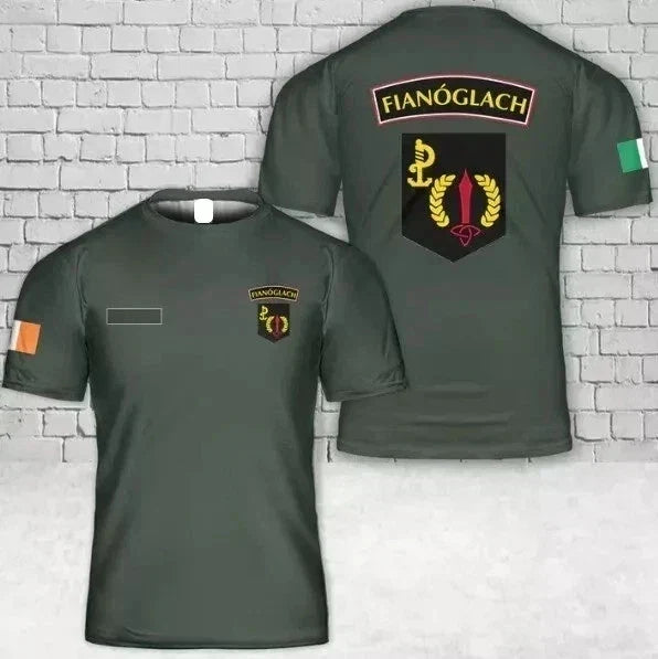 Custom Name Irish Army Ranger Wing ARW Special Operations Force 3D Unisex