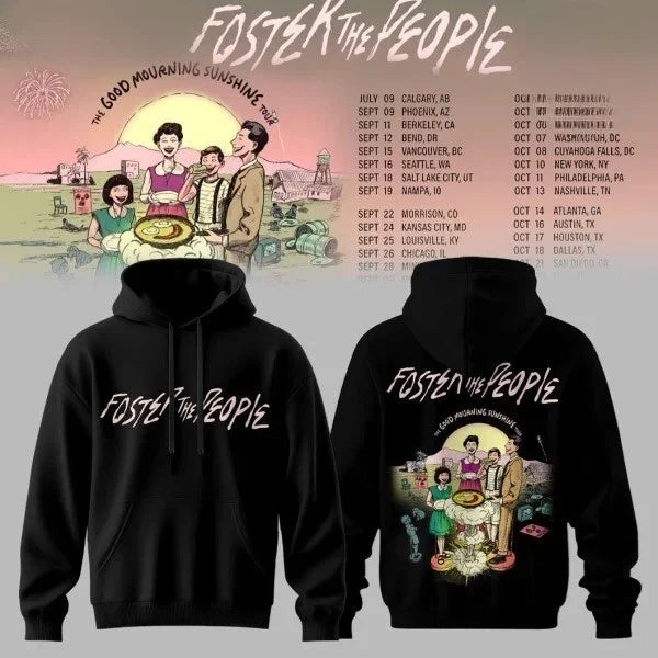 Foster The People THE GOOD MOURNING SUNSHINE TOUR For Fan Unisex