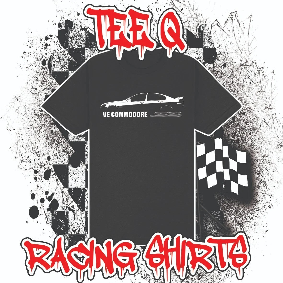 Holden VE SS Commodore Outline Black Tee ~ Premium Gildan Cotton Unisex
