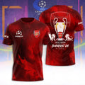 Ars FC Champions League Final 2026 3D Apparel Tshirt Unisex