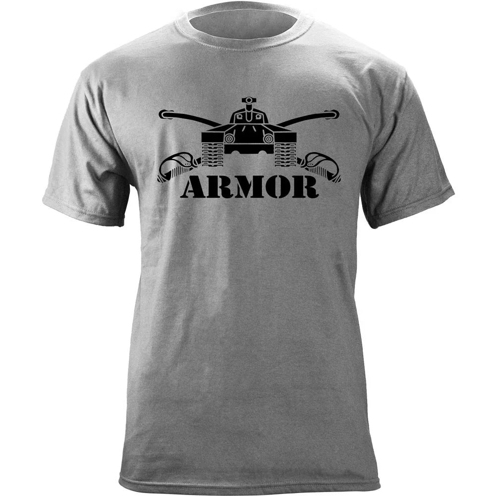 US Army Armor Branch Insignia Crossed Sabers Veteran Graphic Unisex