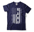 Nana USA Flag T-Shirt 4th Of July Nana Grandma Tee Grandma Patriotic Shirt