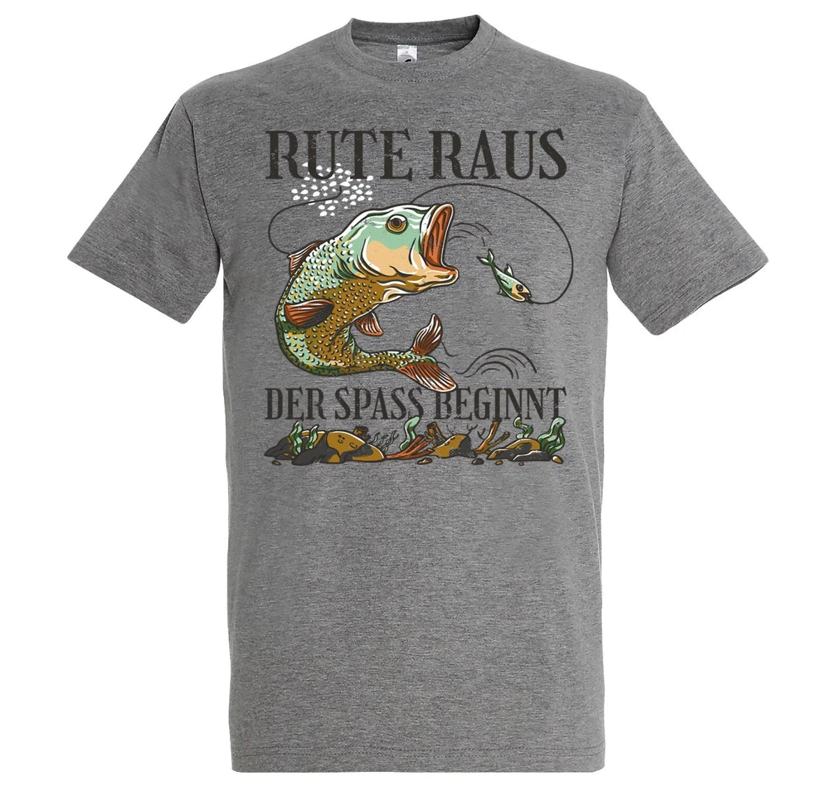 Youth Designz Rod Out The Fun Begins Mens Print Fishing Fishing Unisex