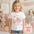 Personalised Promoted To Big Sister Bunny Girls T Shirt
