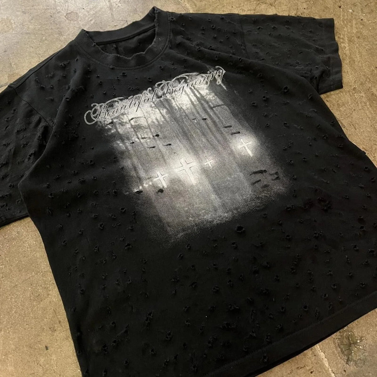 Custom distressed Unisex
