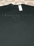 KENNETH COLE Men’s Big & Tall Black Graphic S/S Crew Neck Tee NWT Size 4X Unisex