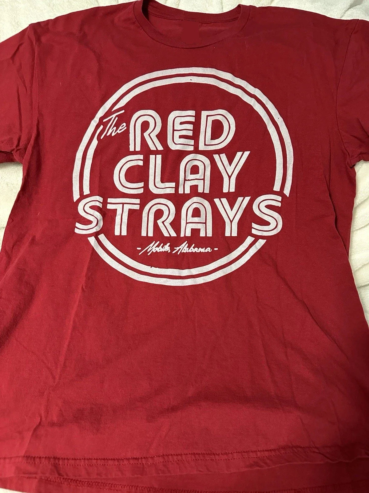 The Red Clay Strays Logo Multicolor 1 Sided Short Sleeves Graphic T Shirt Unisex