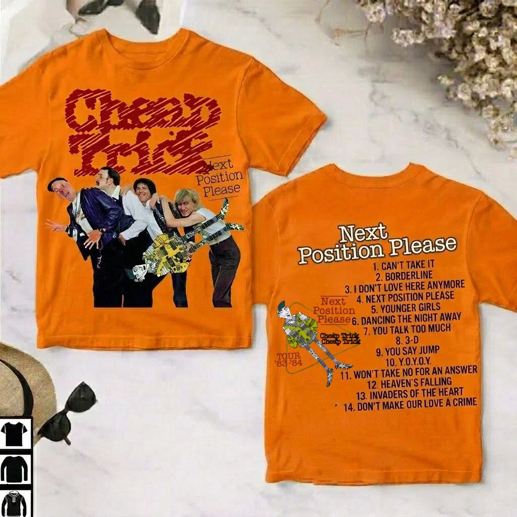 Very Rare Next Position Please ABlum from Cheap Trick 3D S to 5XL 2F2091 Unisex