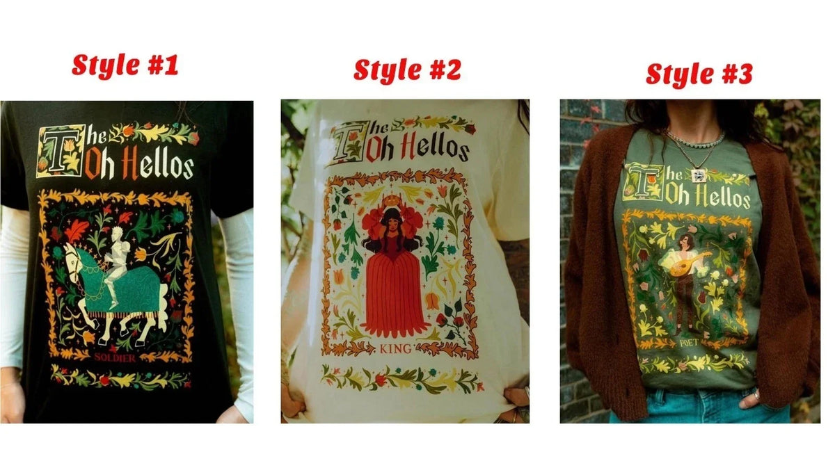 THE OH HELLOS NEW MERCH 2025, REPRINT TSHIRT Unisex