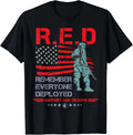 Red Friday Military Shirt, Remember Everyone Deployed Unisex