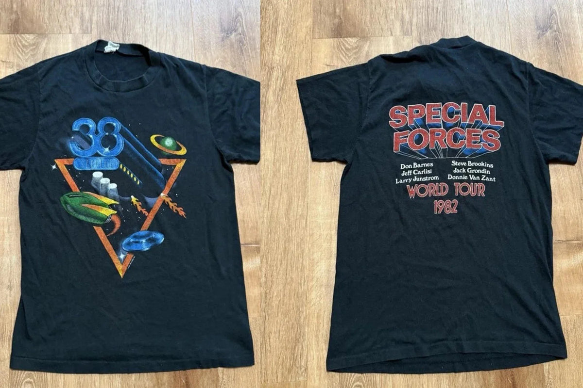Vintage 38 Special Shirt 1982 Special Forces Tour Shirt Unisex