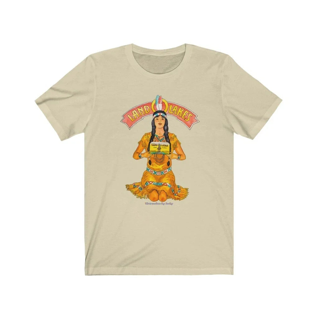 Land O Lakes Retro Watercolor Shirt - Vintage Mia LandOLakes Butter Girl Tee Unisex