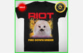 RIOT Fire Down Under 1981 Black Cotton Unisex