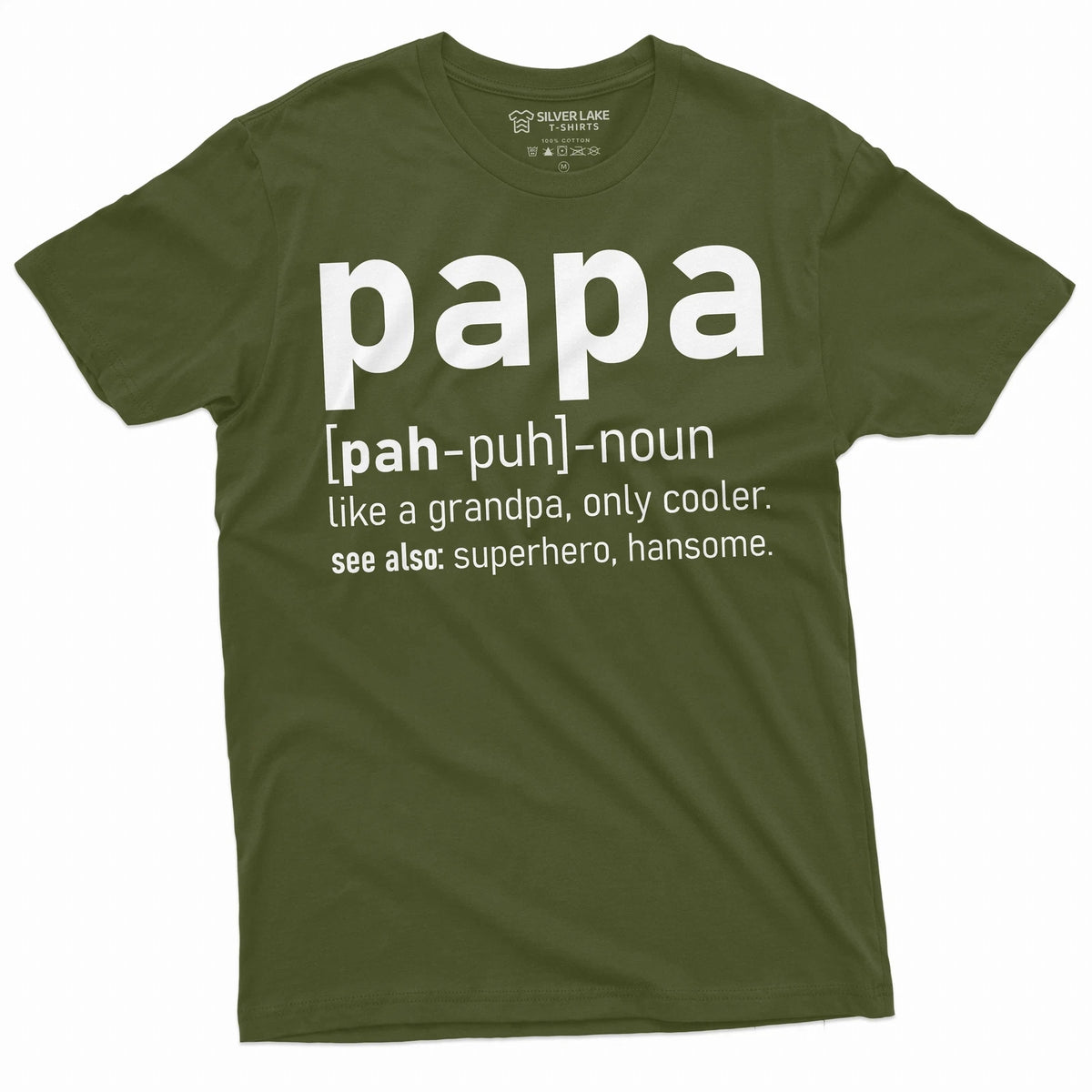 Papa definition T-shirt Funny Grandpa Shirt Grandfather Gift Tee Papa Gifts