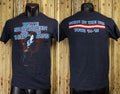 Vintage Bruce Springsteen Born In The USA Tour Concert T Shirt 19841985 Black Unisex