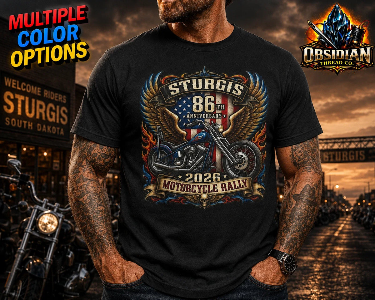 2026 Sturgis Motorcycle Rally Shirt Biker Bike Week South Dakota Chopper Tee Unisex