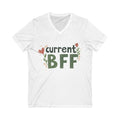 Best Friends Women's V-Neck Tee, BFF Shirt, Current BFF Top, Best Friend Gift,