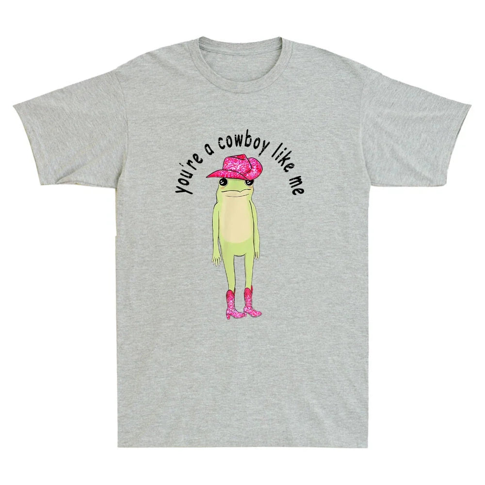 You're A Cowboy Like Me Funny Frog Pink Cowboy Hat Cowgirl Retro Unisex Unisex