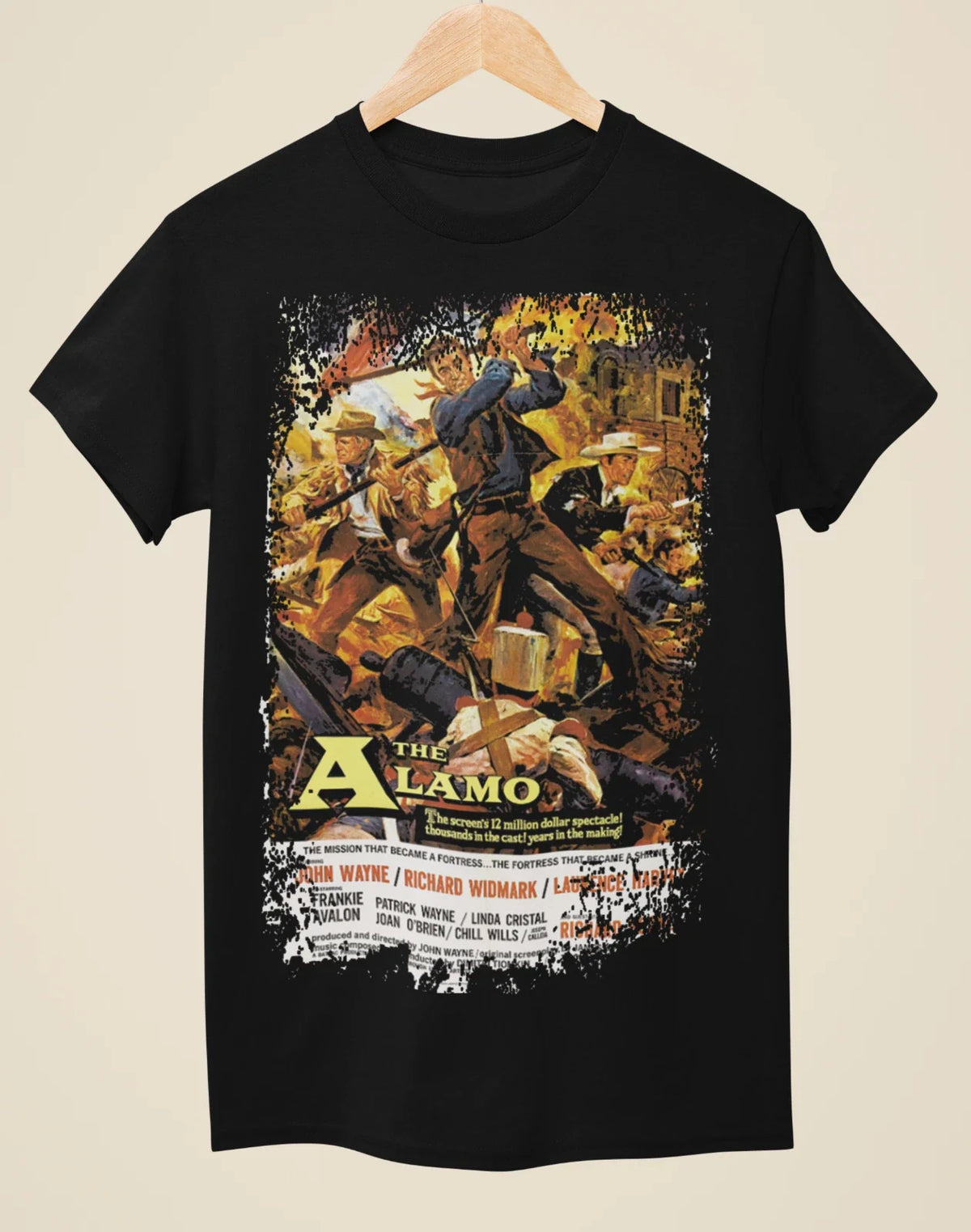 The Alamo - Western Movie Poster inspired Unisex Black Unisex