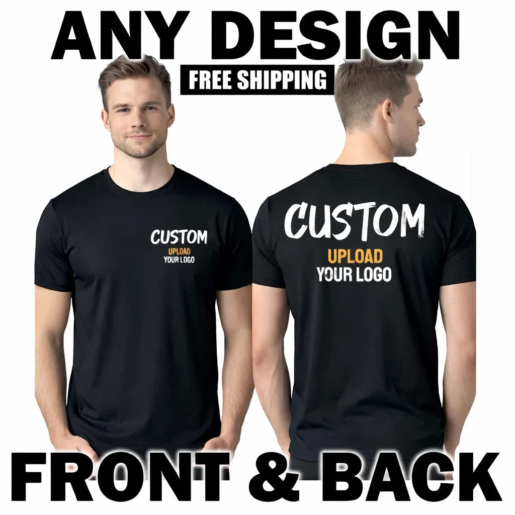 Bulk Lot of 100 Custom Printed s Front Back Print Gildan Unisex Unisex
