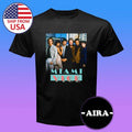 Miami Vice Retro Action Movie 80's Cops Men's Black Size S-5XL Unisex