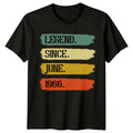Legend Since June 1966 Birthday Mens Custom Printed Unisex
