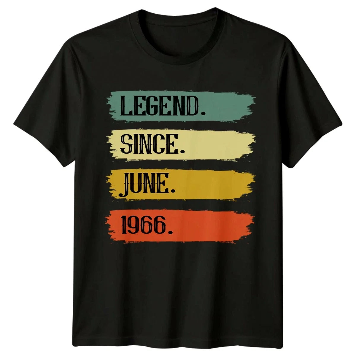 Legend Since June 1966 Birthday Mens Custom Printed Unisex