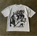 Hole Band Live Through This White T Shirt Full Size S-5XL Unisex