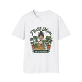 Plant Mom T-Shirt | Plant Lady Illustration with Potted Plants