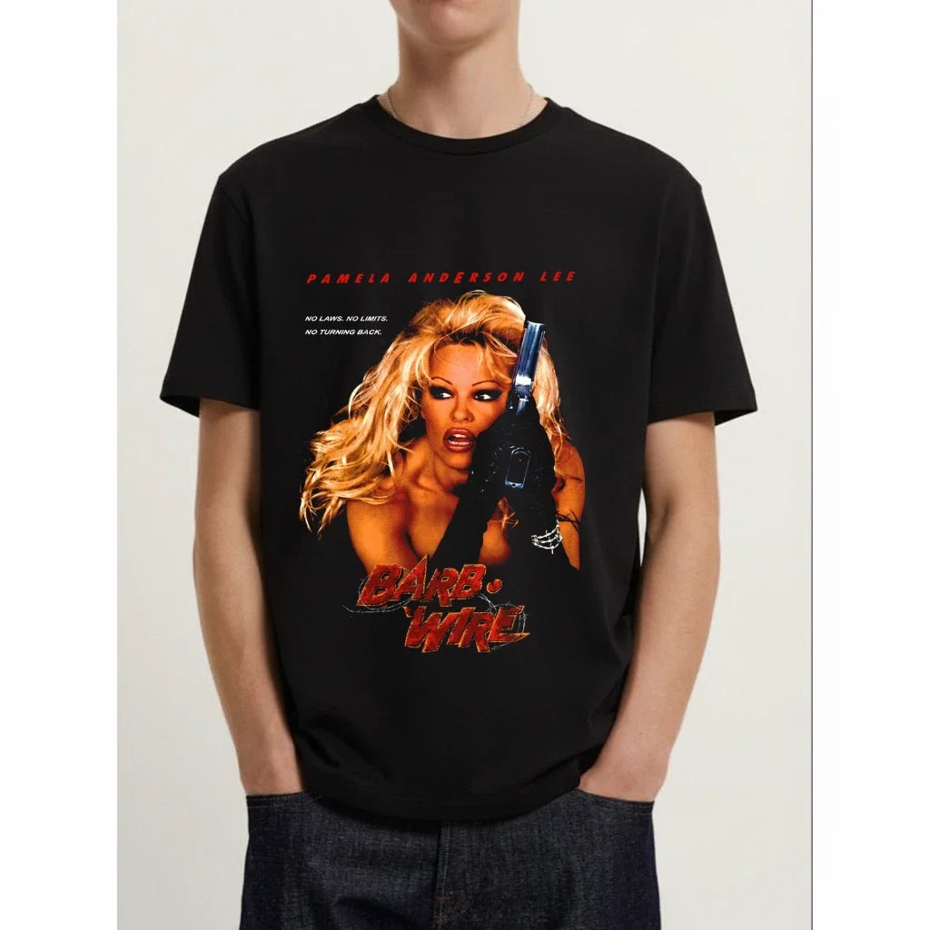 **Retro Vintage Barb Wire 1996 Pamela Anderson – Unisex Tee S–5XL** Unisex