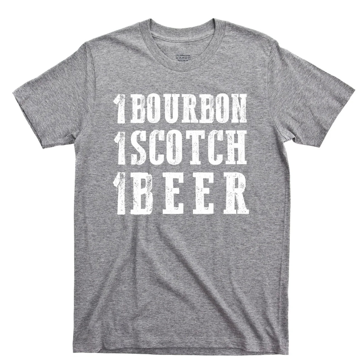 1 Bourbon 1 Scotch 1 Beer T Shirt Single Malt Whisky Whiskey Country Music Tee Unisex