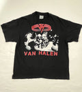 Vintage VAN HALEN Band T Shirt F*** N' Live & Uncensored Tour XL Brockum 91 RARE