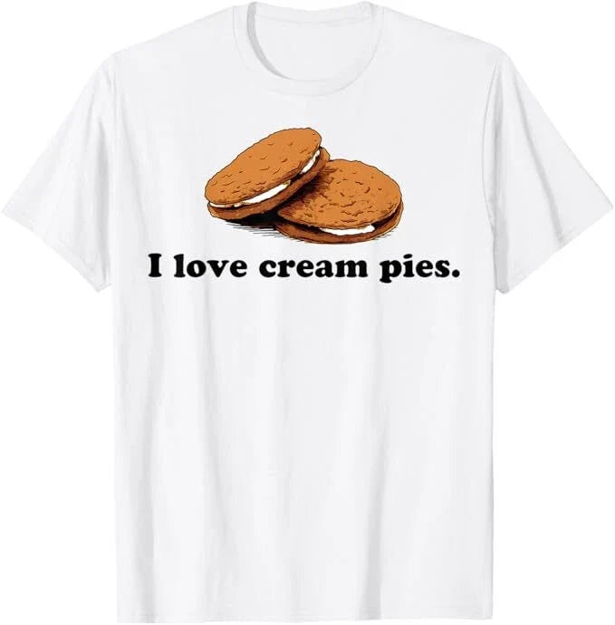 I Love Cream Pies Funny Unisex