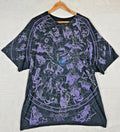 Liquid Blue Zodiac TShirt Men’s XL Black Purple Astrology Tee