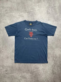 Vintage Short Sleeve God's busy. Diablo Help 90s Unisex