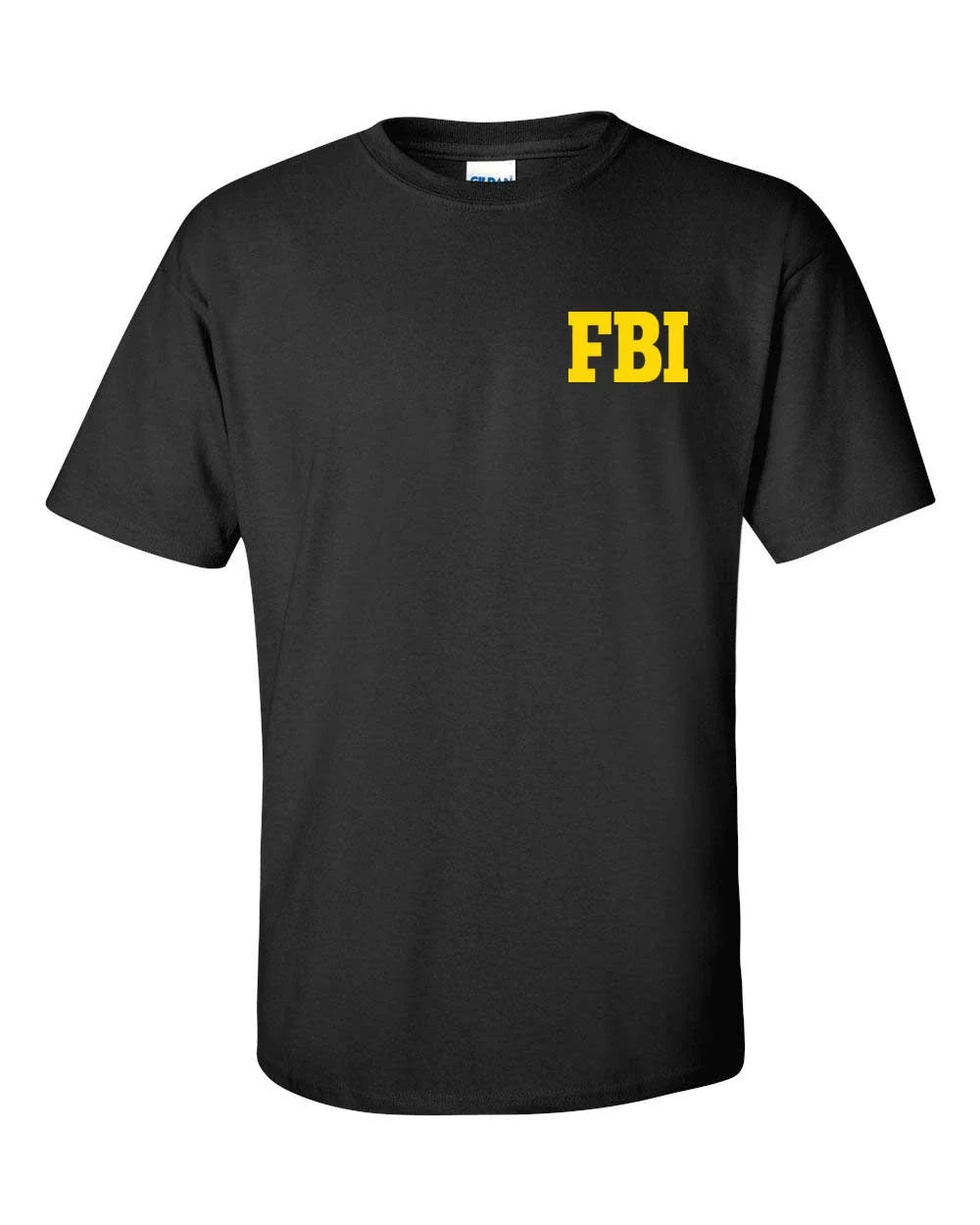 FBI Federal Agent Bureau Of Investigation FRONT & BACK PRINT Men's TShirt 241 Unisex