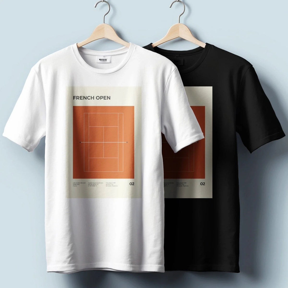 French Open Tennis Court – Legacy of Tennis Graphic | Unisex Unisex