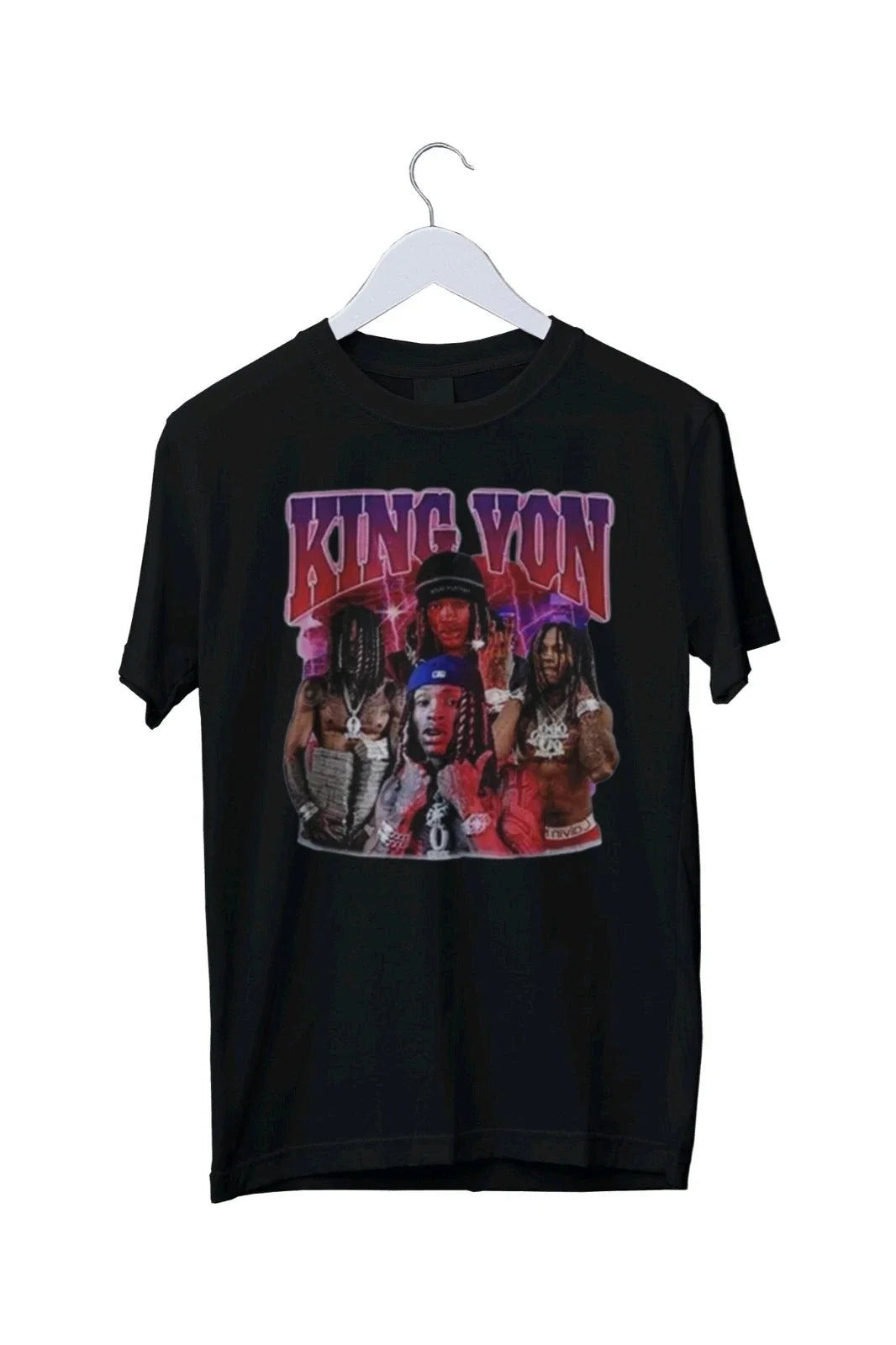 Rapper K-King Von Graphic Print Mens Unisex S M L XL 2 3 4 XL Unisex