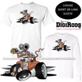 Digirods Rat Rod Racer Vintage Ford 1932 Custom Hot Rod Cartoon Car T Shirt Unisex