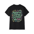 Aquarius Zodiac Energy T‑Shirt – Aquarius Graphic Tee – Astrology Gift