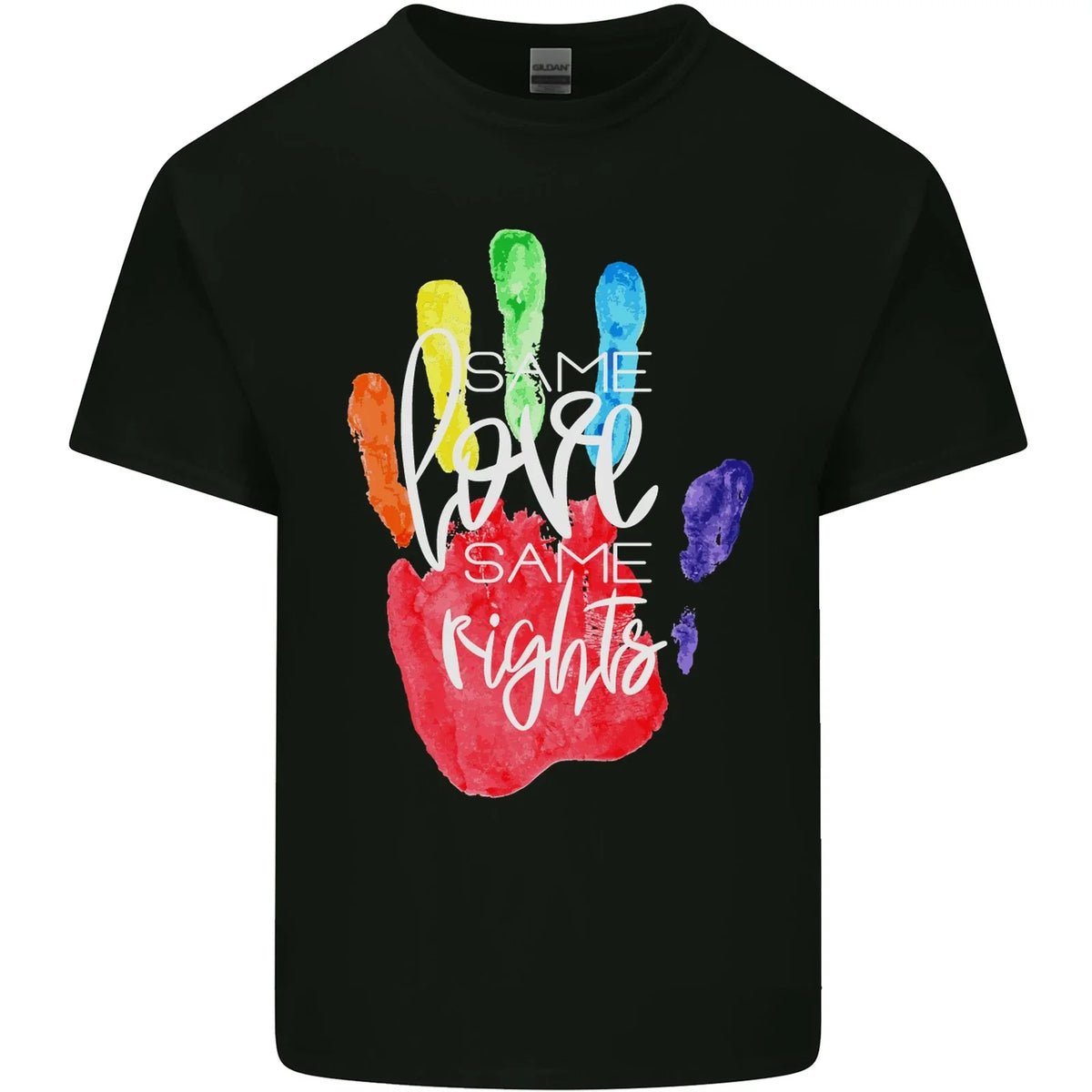 LGBT Same Love Same Rights Gay Pride Day Mens Cotton Tee Top Unisex