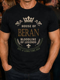 Beran Surname Men's Tee Family Reunion Gift Idea S-5XL