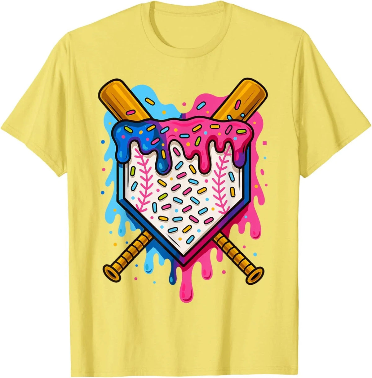 Baseball Boys Ice Cream Drip Baseball Unisex