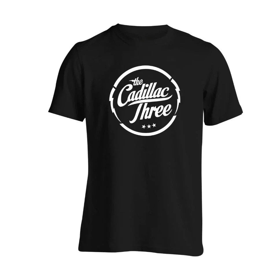 The Cadillac Three T Shirt USA American Southern Rock Guitar S,M,L,XL,2XL Black Unisex