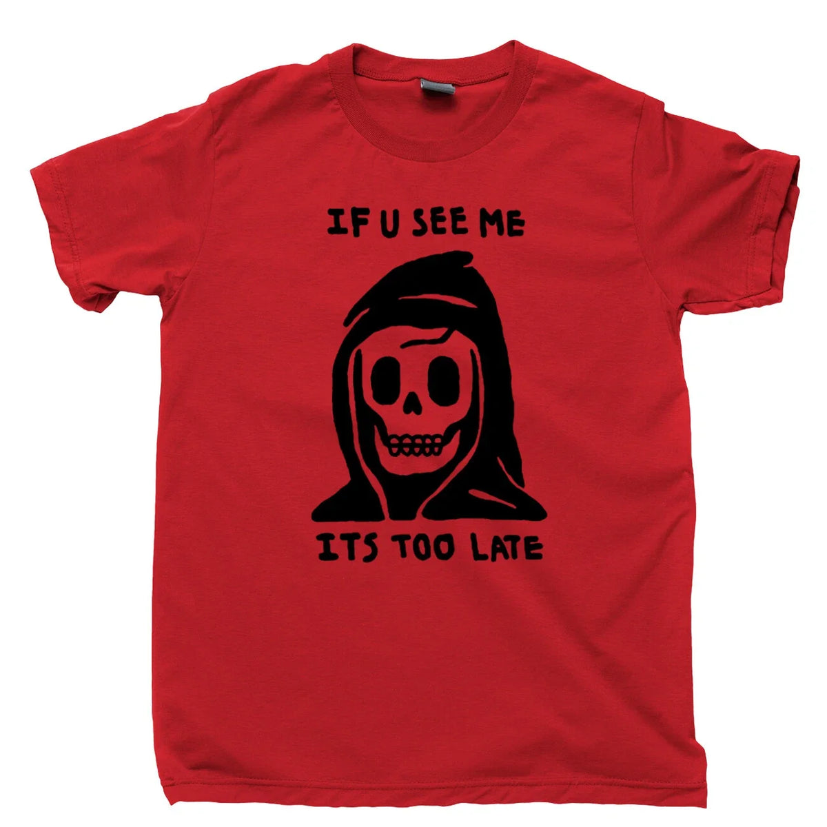 Grim Reaper T Shirt Scythe Patch Sticker Poster Hood Death Mask Robe Statue Tee Unisex