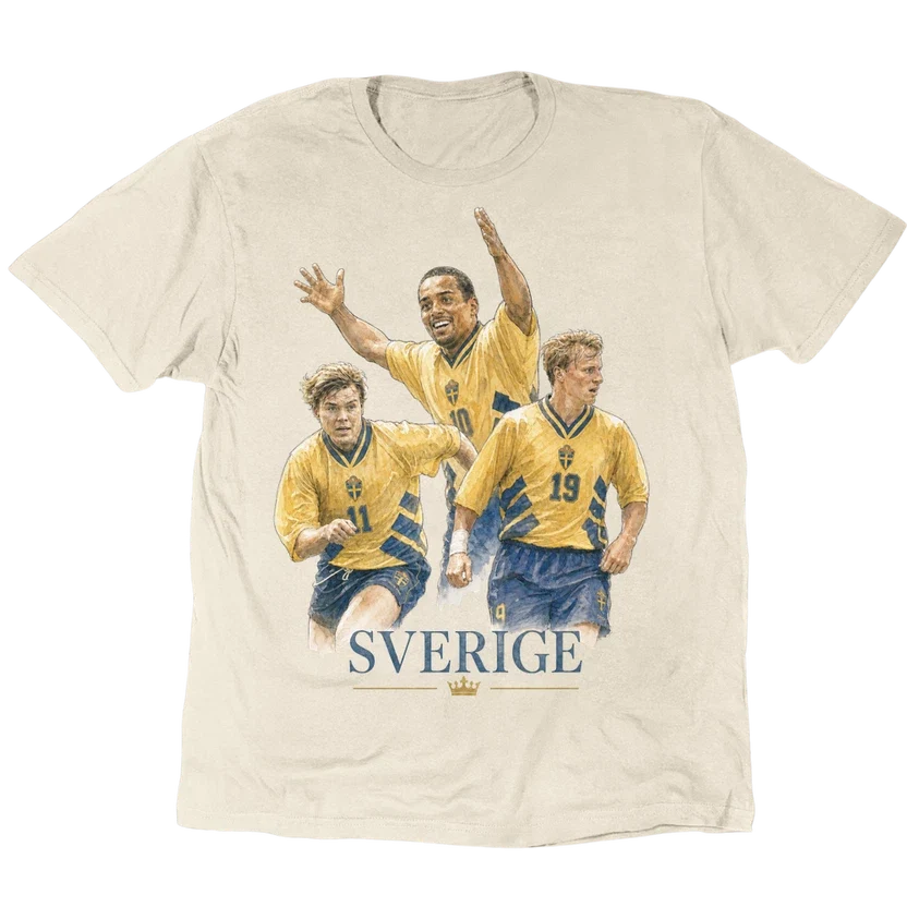 Vintage Sverige 94 Unisex Tee S-5XL Unisex