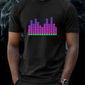 Mens Equalizer Motif Cotton Size S to 5XL Unisex
