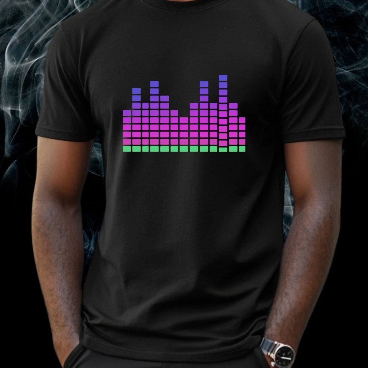 Mens Equalizer Motif Cotton Size S to 5XL Unisex