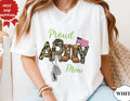 Custom Proud Army Family Mom Dad Brother Shirts, Personalized Army Dad Shirt Unisex